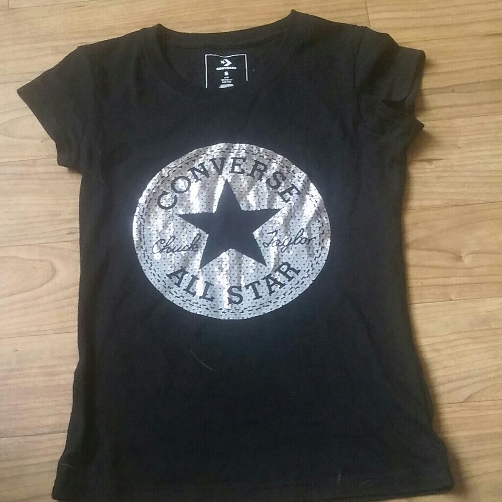Black Converse shirt